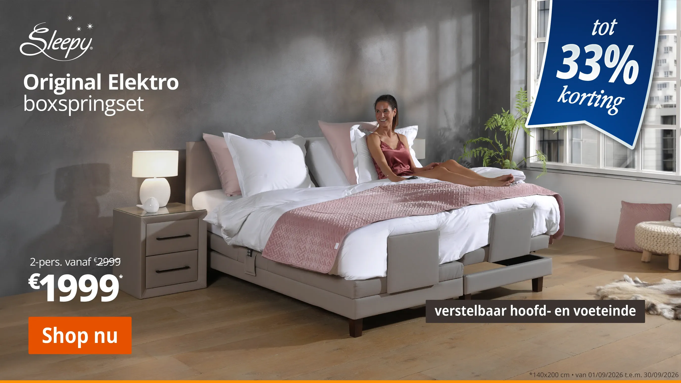 Original elektro boxspringset