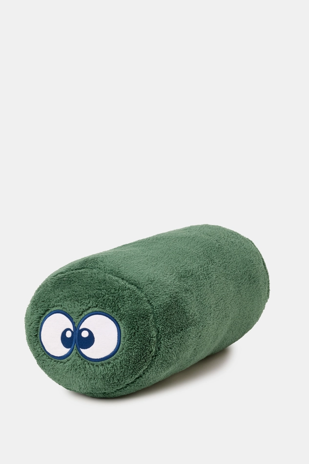 Woody Teddy rolkussen donkergroen