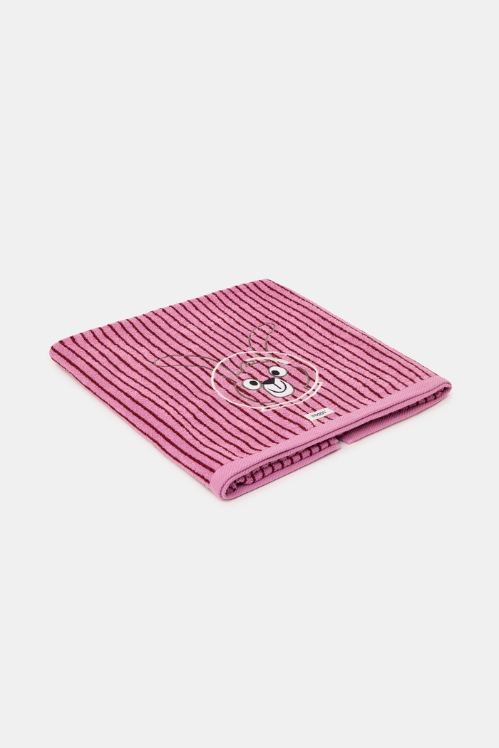 Roze gestreepte Woody badstofhanddoek, tweede productfoto