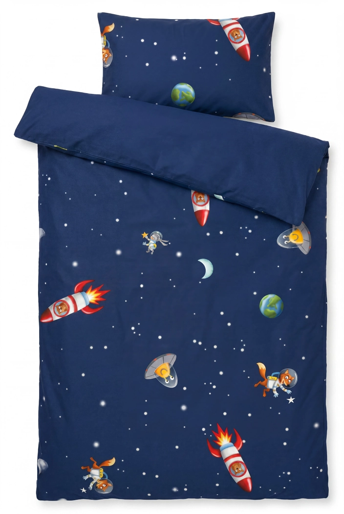 Woody Space Buddies blauw dekbedovertrek, tweede sfeerbeeld