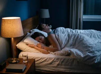 2 personen in bed