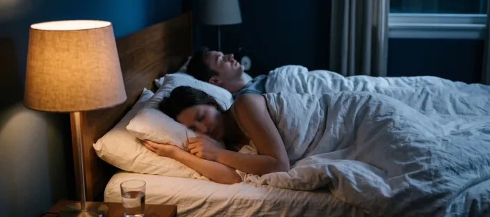 2 personen in bed