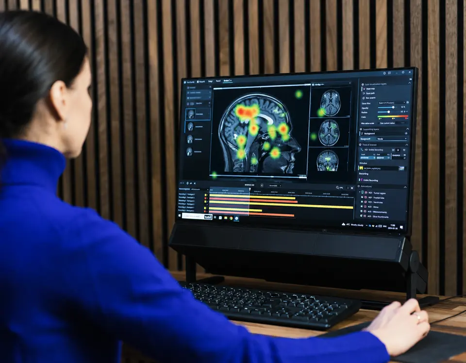 Tobii Pro Spectrumed used for medical research