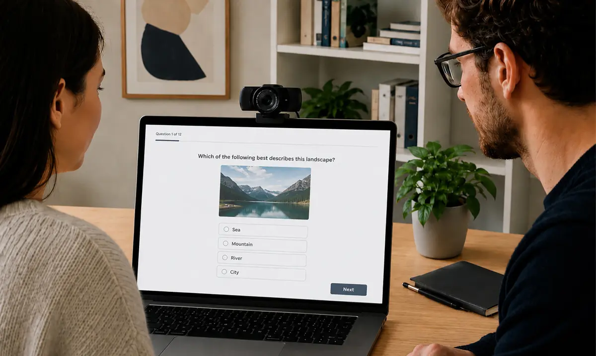 Local Webcam Eye Tracking