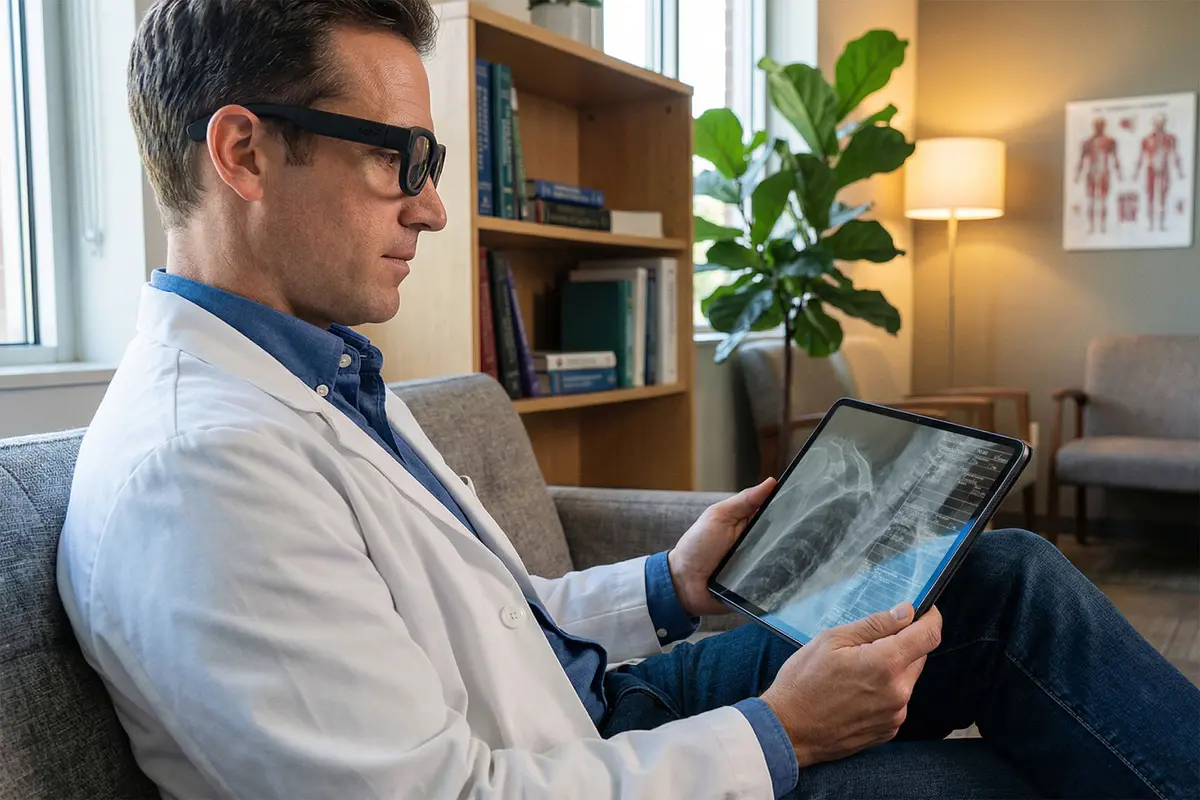 Tobii Glasses X used in clinical training