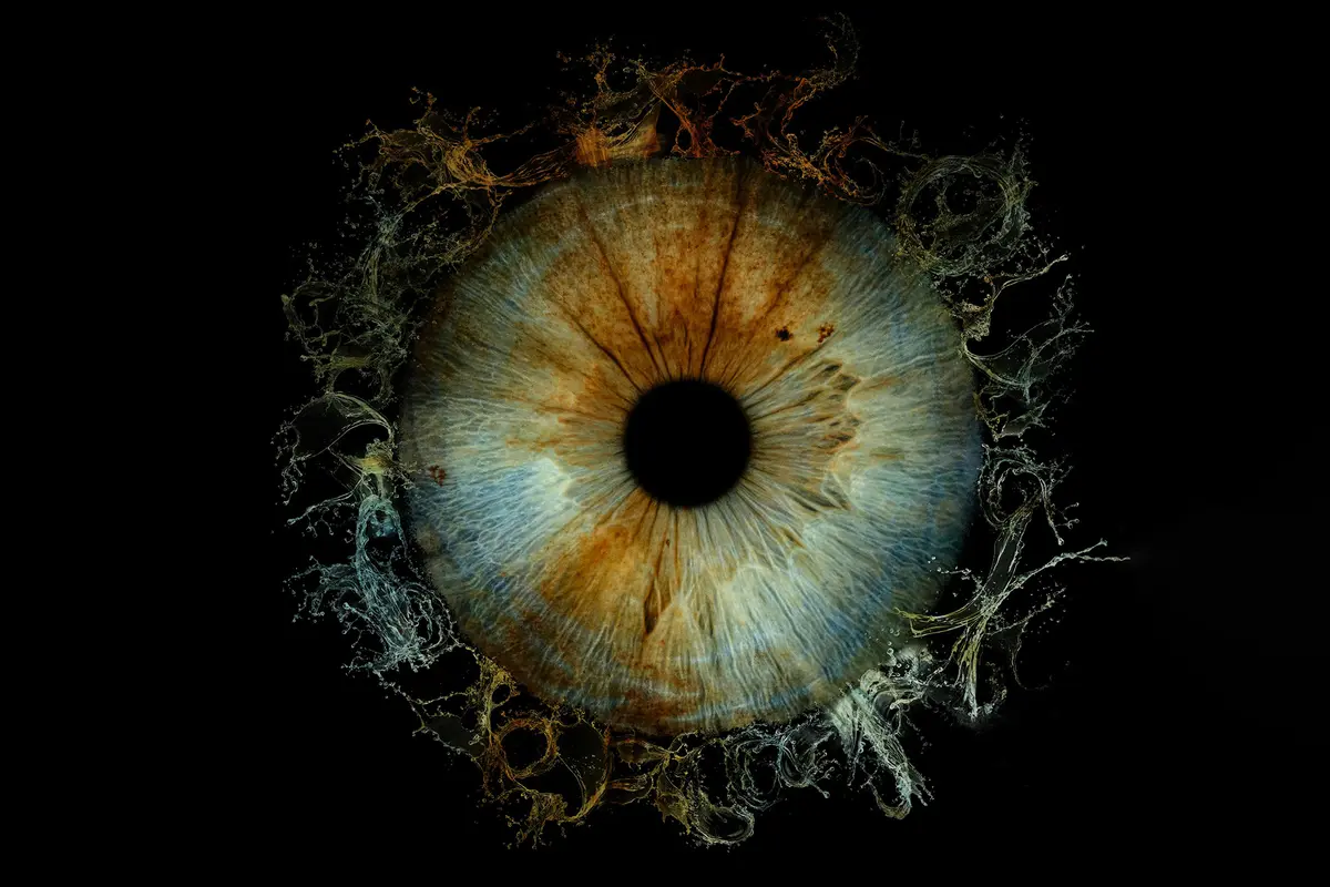 Close up of a human eye