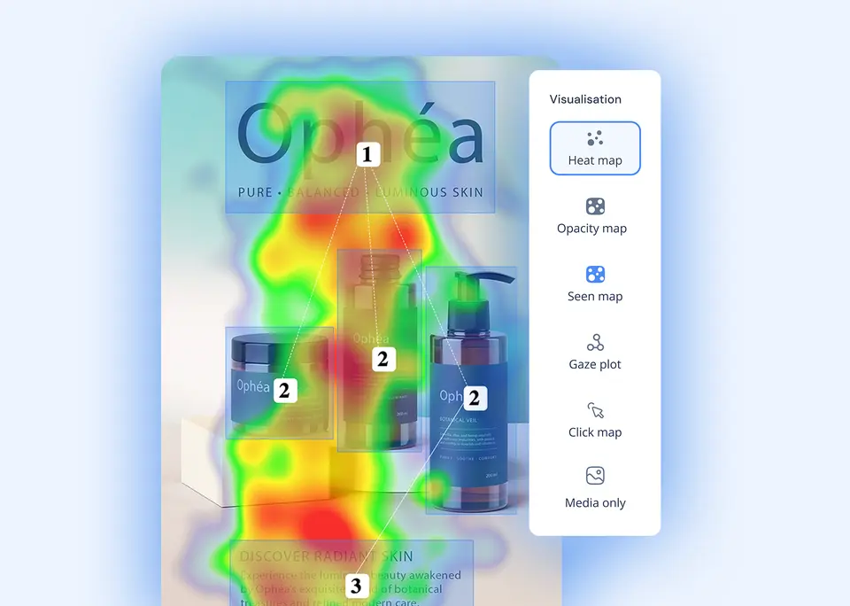 Visual engagement maps