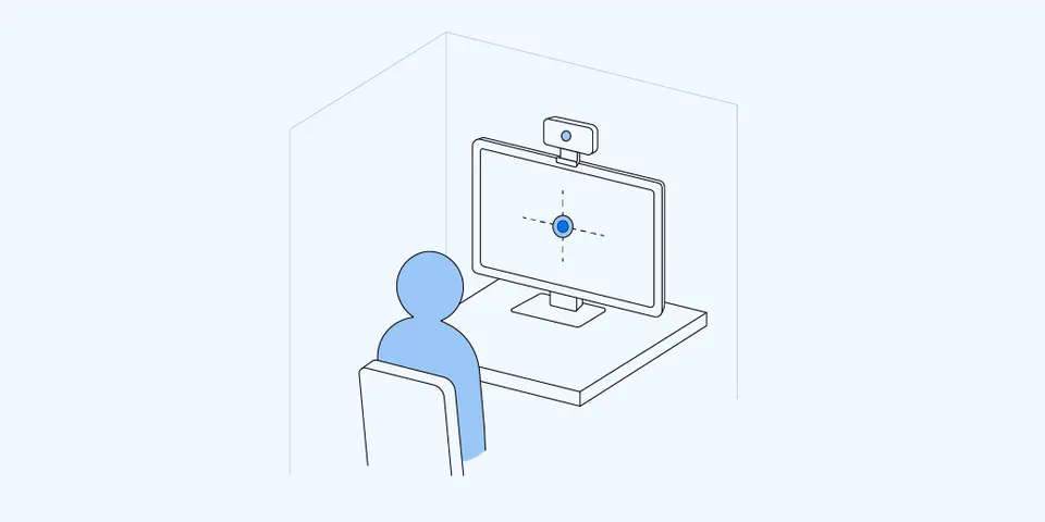 Recherche en eye tracking sur site avec caméra