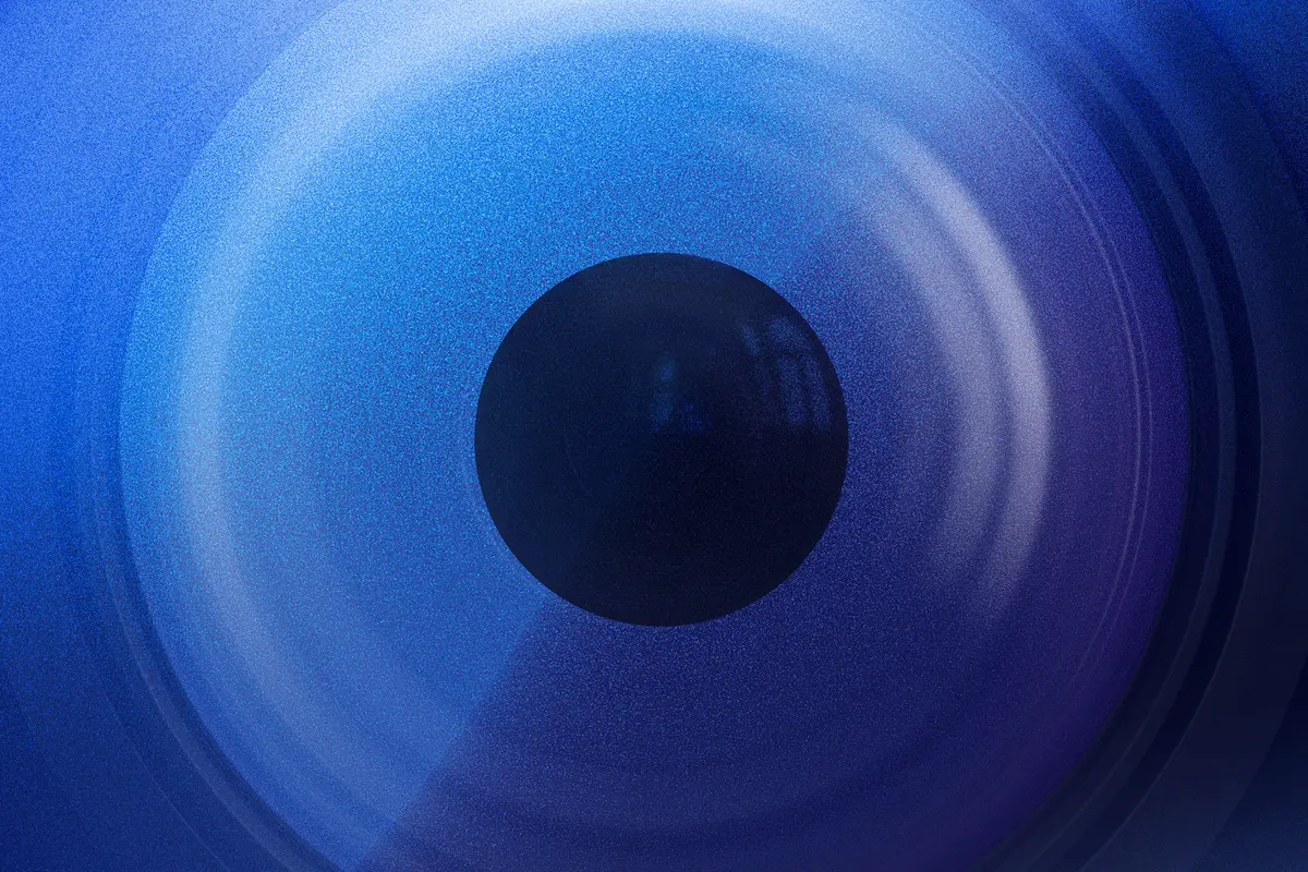 Blue graphic - Tobii and AI
