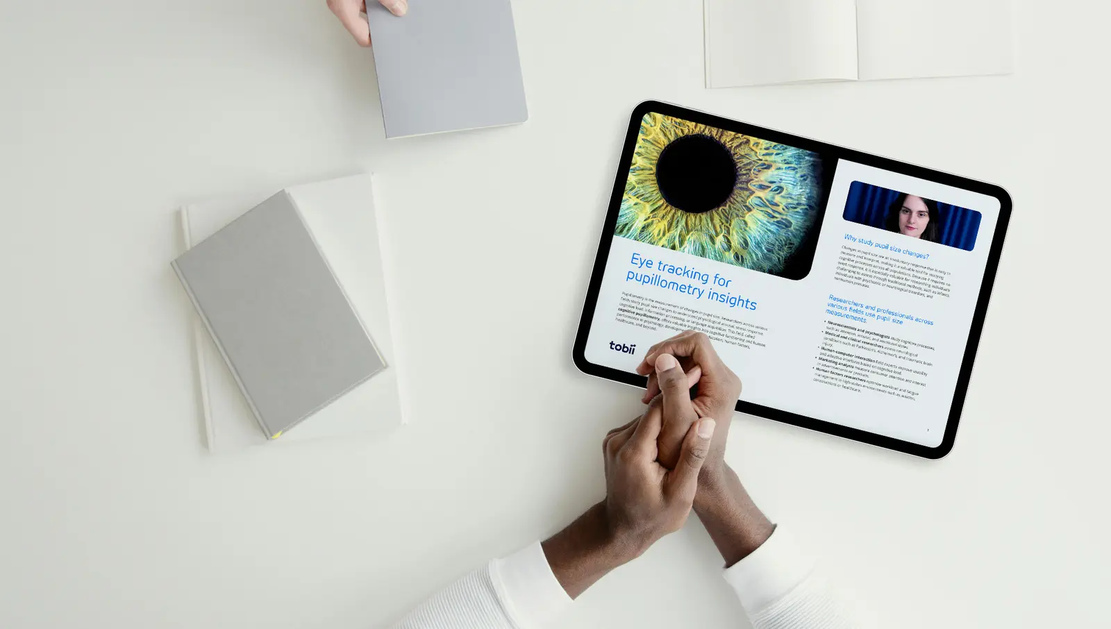 Eye tracking for pupillometry insights