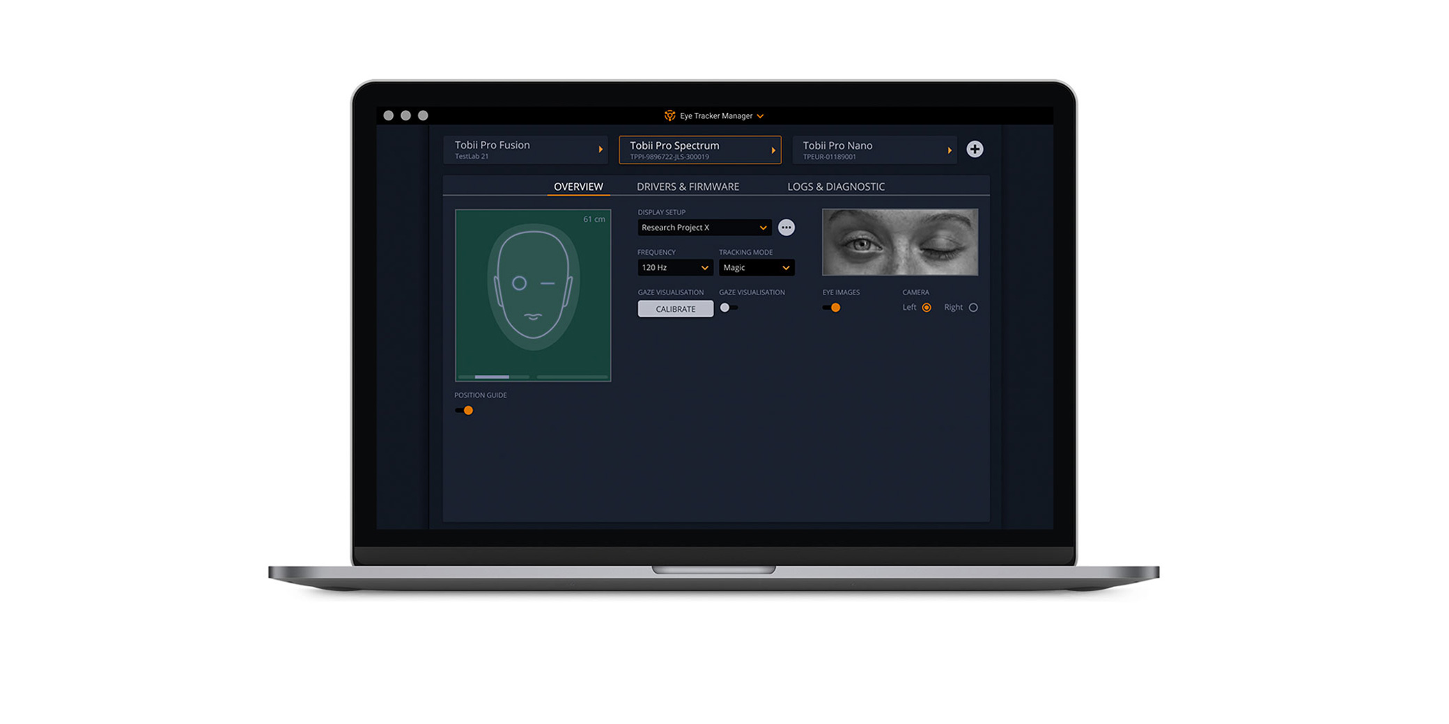 画面ベースのアイトラッカー用ソフトウェア | Tobii Pro Eye Tracker 