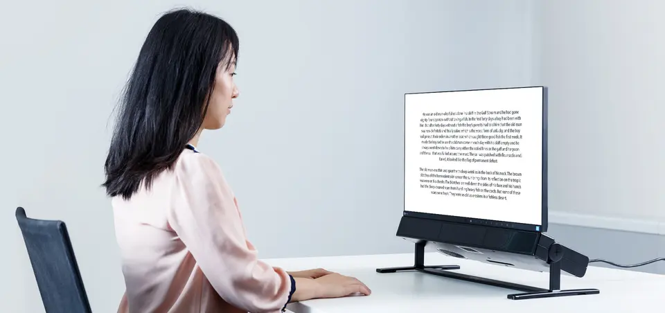 Tobii Pro Spectrum used for reading research