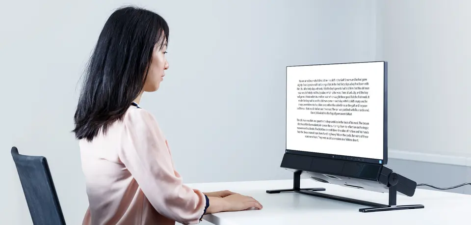 Tobii Pro Spectrum used for reading research