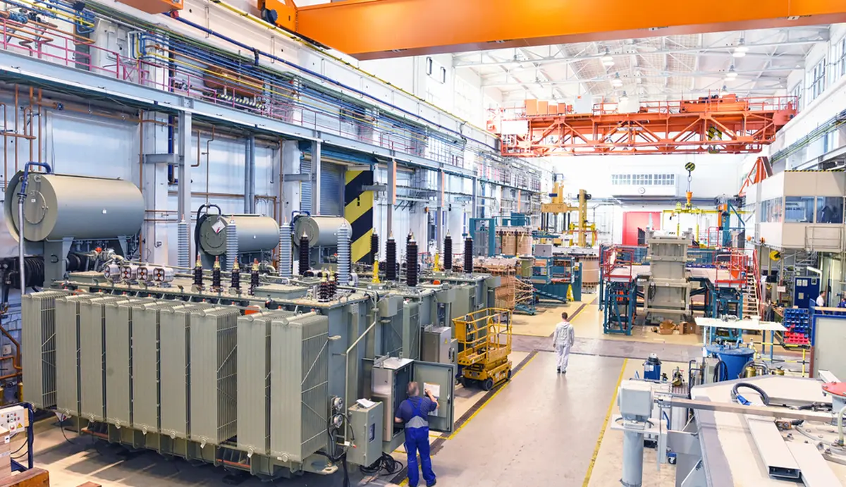 General view of the factory
