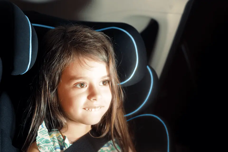 Child in car seat