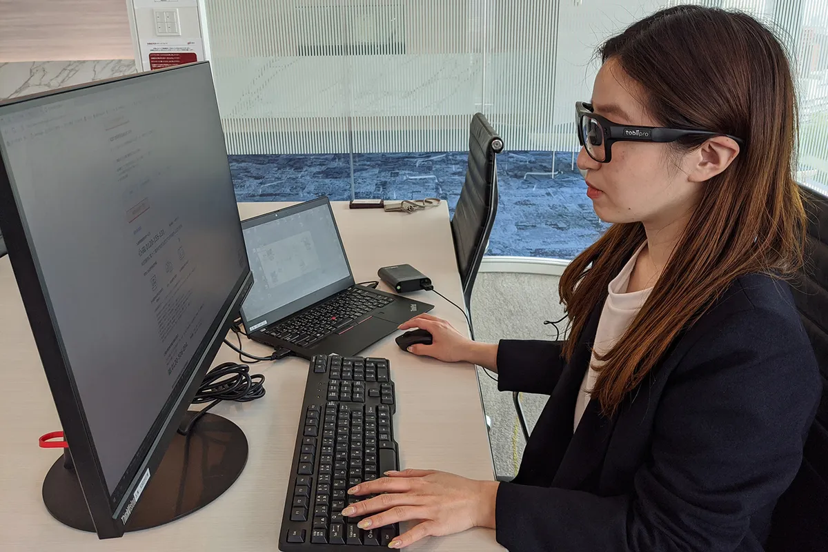Eye tracking dans les opérations de back-office d'ORIX Life - Tobii