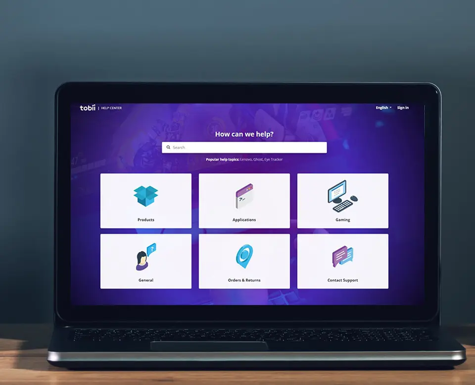 Tobii Tech helpdesk