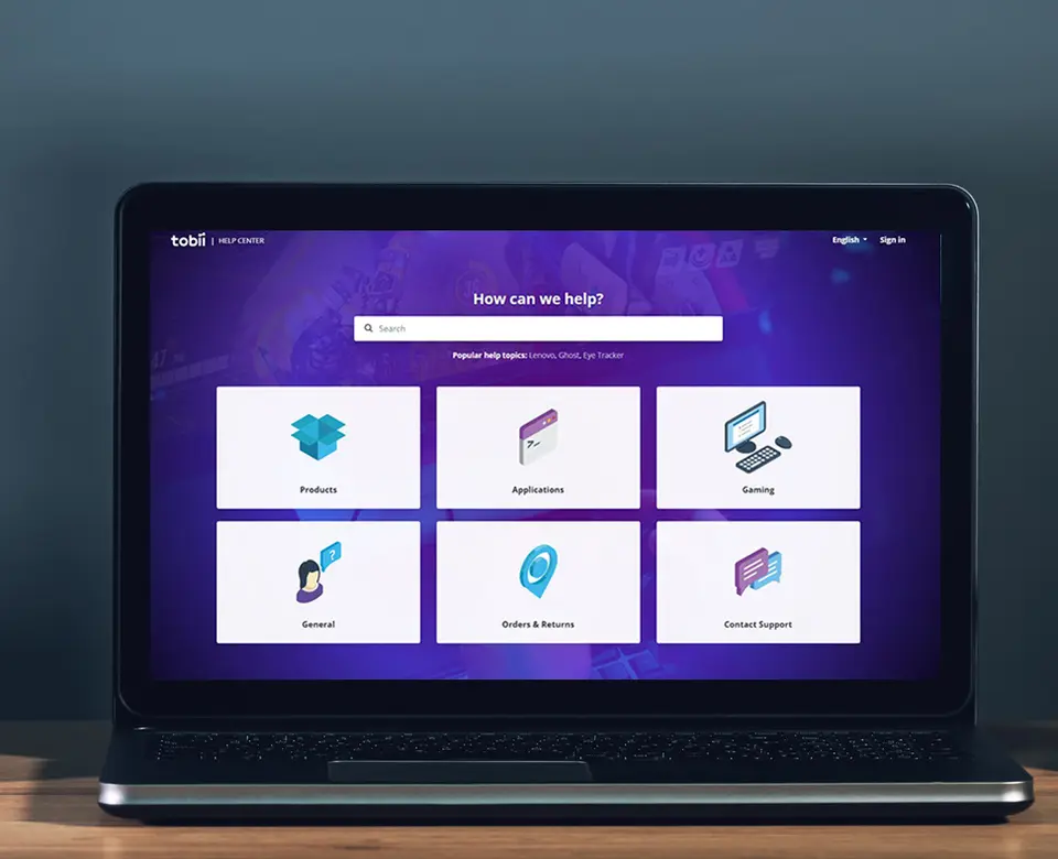 Tobii Tech helpdesk