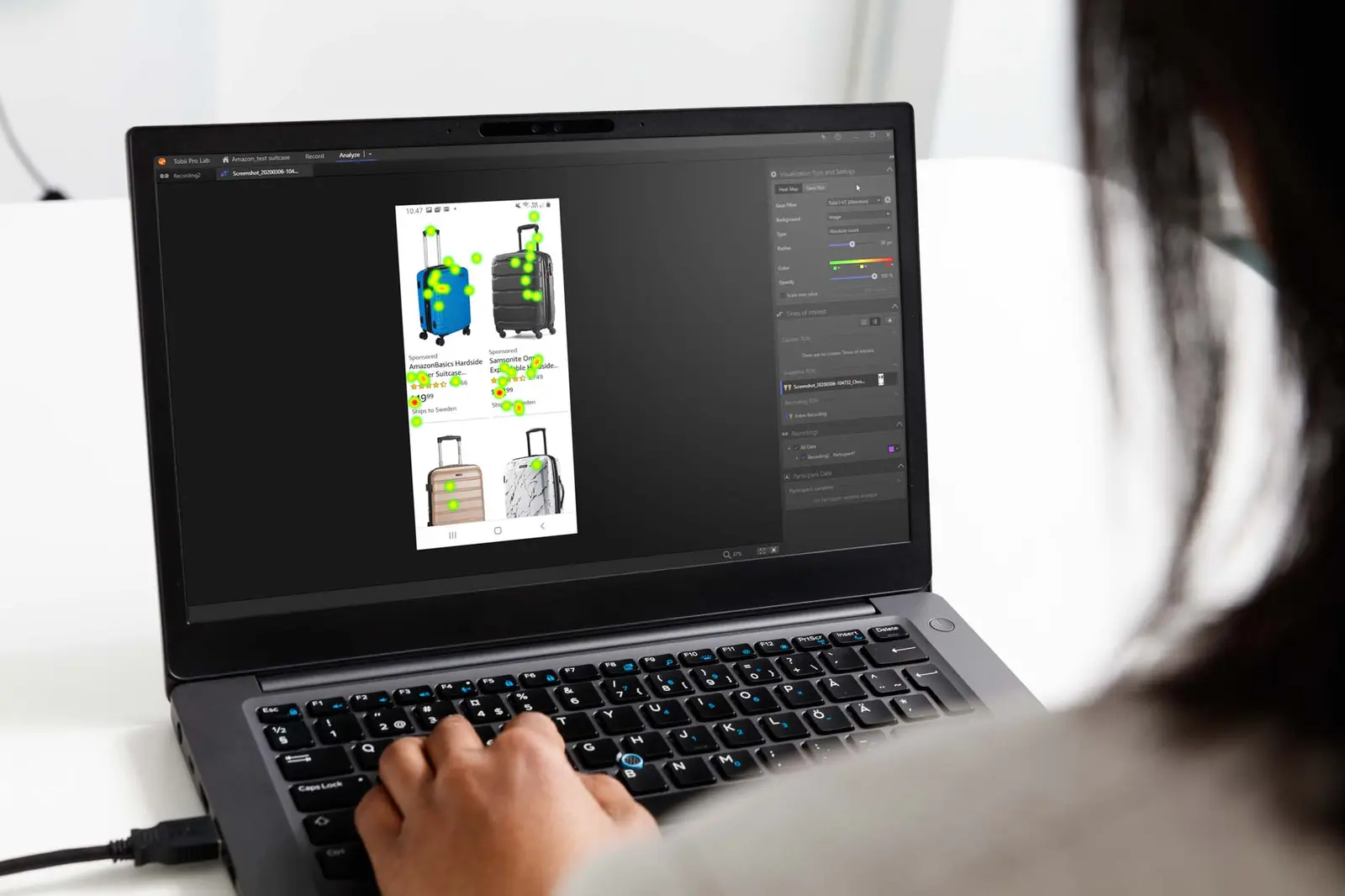 Analyser des données eye tracking dans le cadre de tests UX