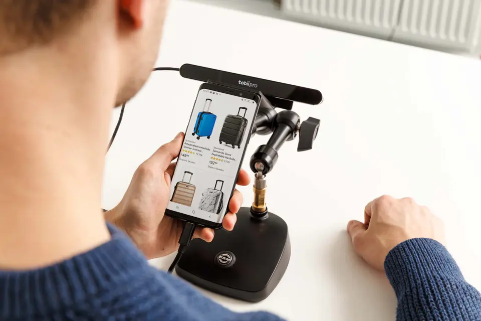 Optimale Halterung für Eye Tracking