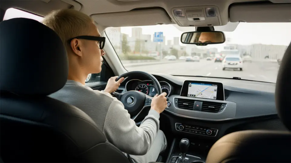 Tobii Glasses X - Driving a car