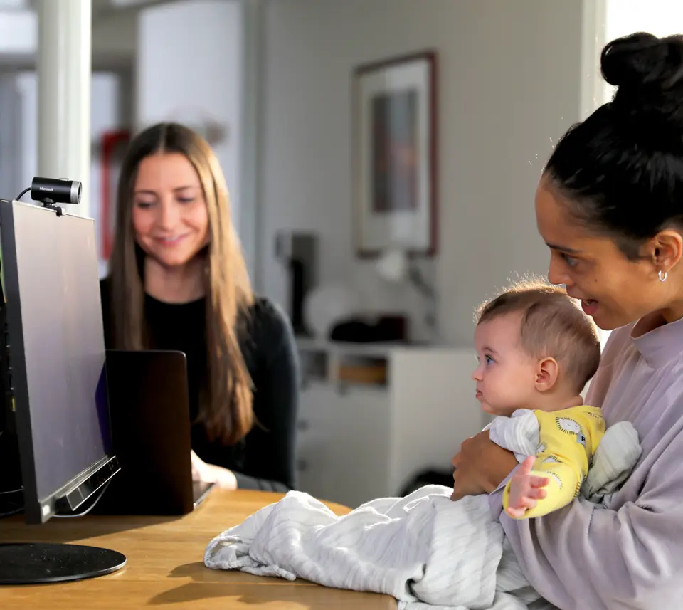 Eye tracking study small child Tobii Pro Fusion