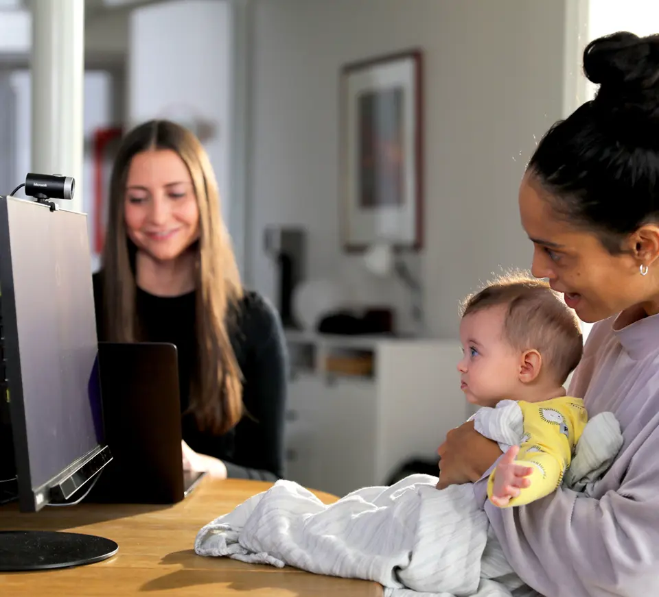 Eye tracking study small child Tobii Pro Fusion