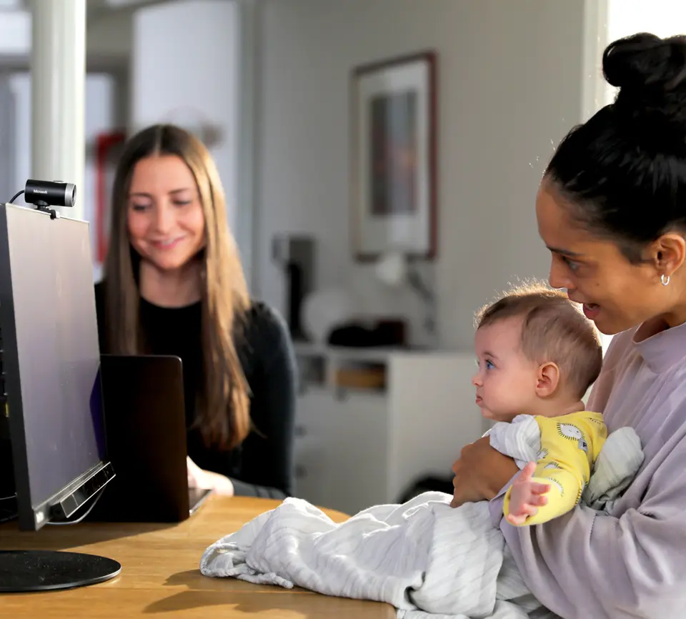 Eye tracking study small child Tobii Pro Fusion