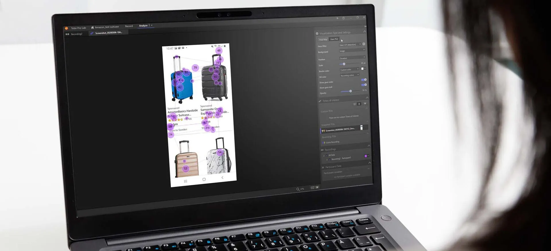 Analyser des données eye tracking dans le cadre de tests UX