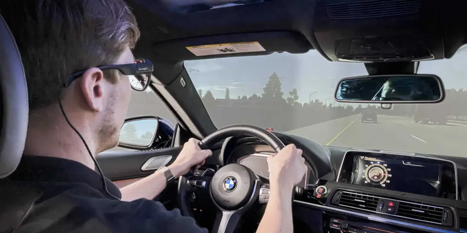 用于模拟器和实车道路研究的穿戴式眼动追踪技术