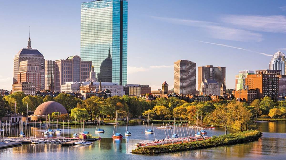 Boston city shot