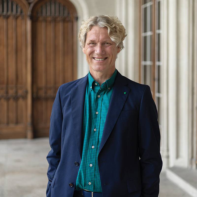 Potrait Photo of a man standing outside the Ashridge building
