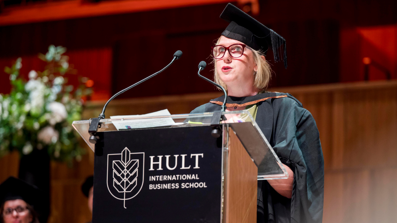 Clare Mackintosh Hult London Postgrad Keynote