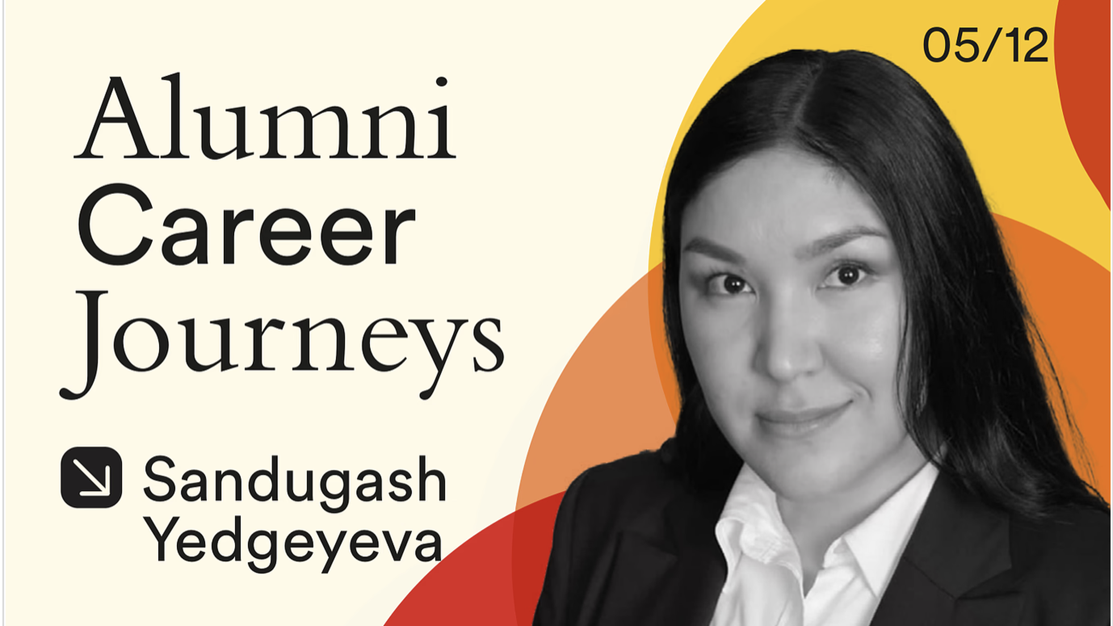 Career Journey - Sandugash Yedgeyeva