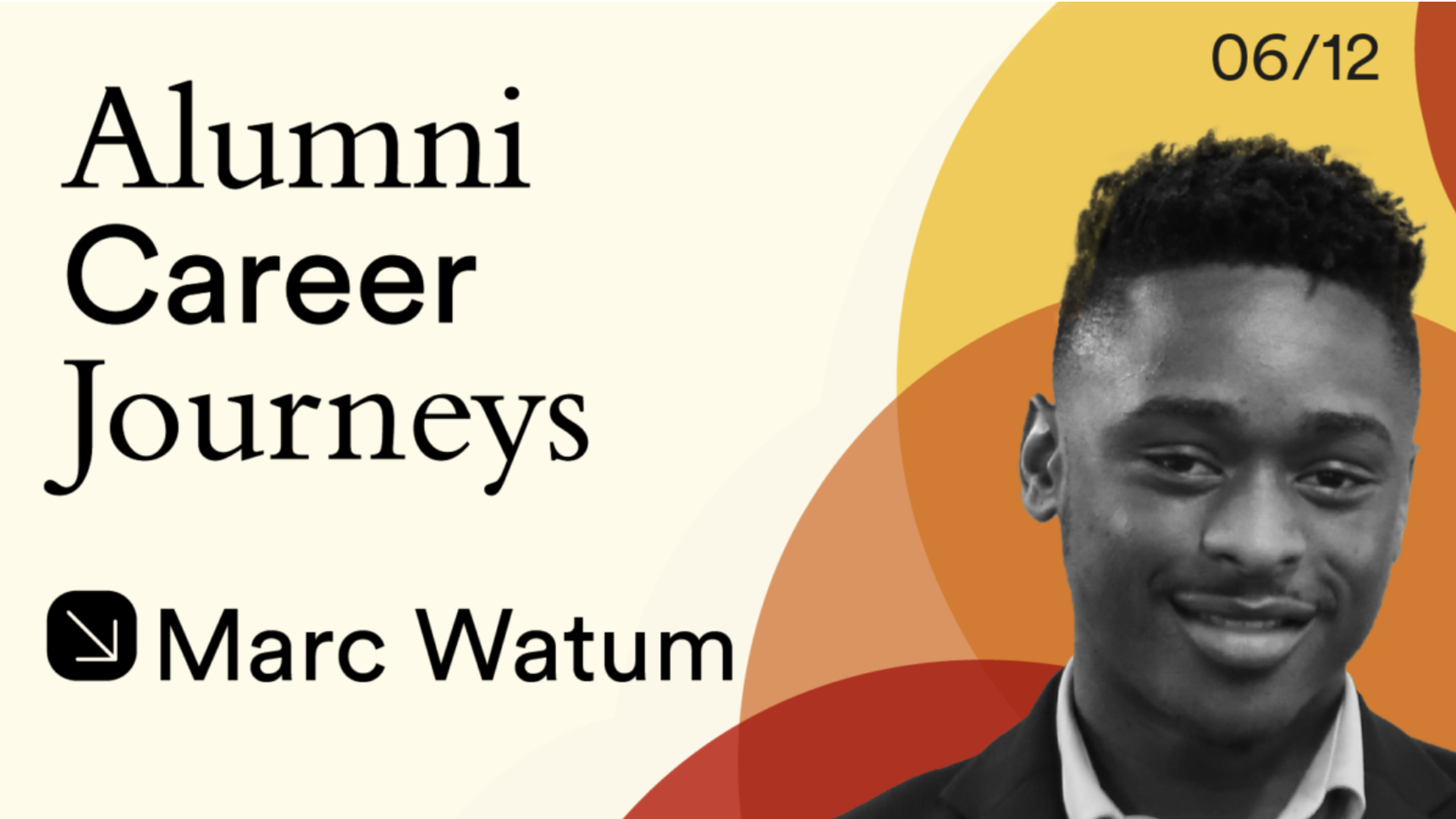 Alumni Career Journeys — Marc Watum