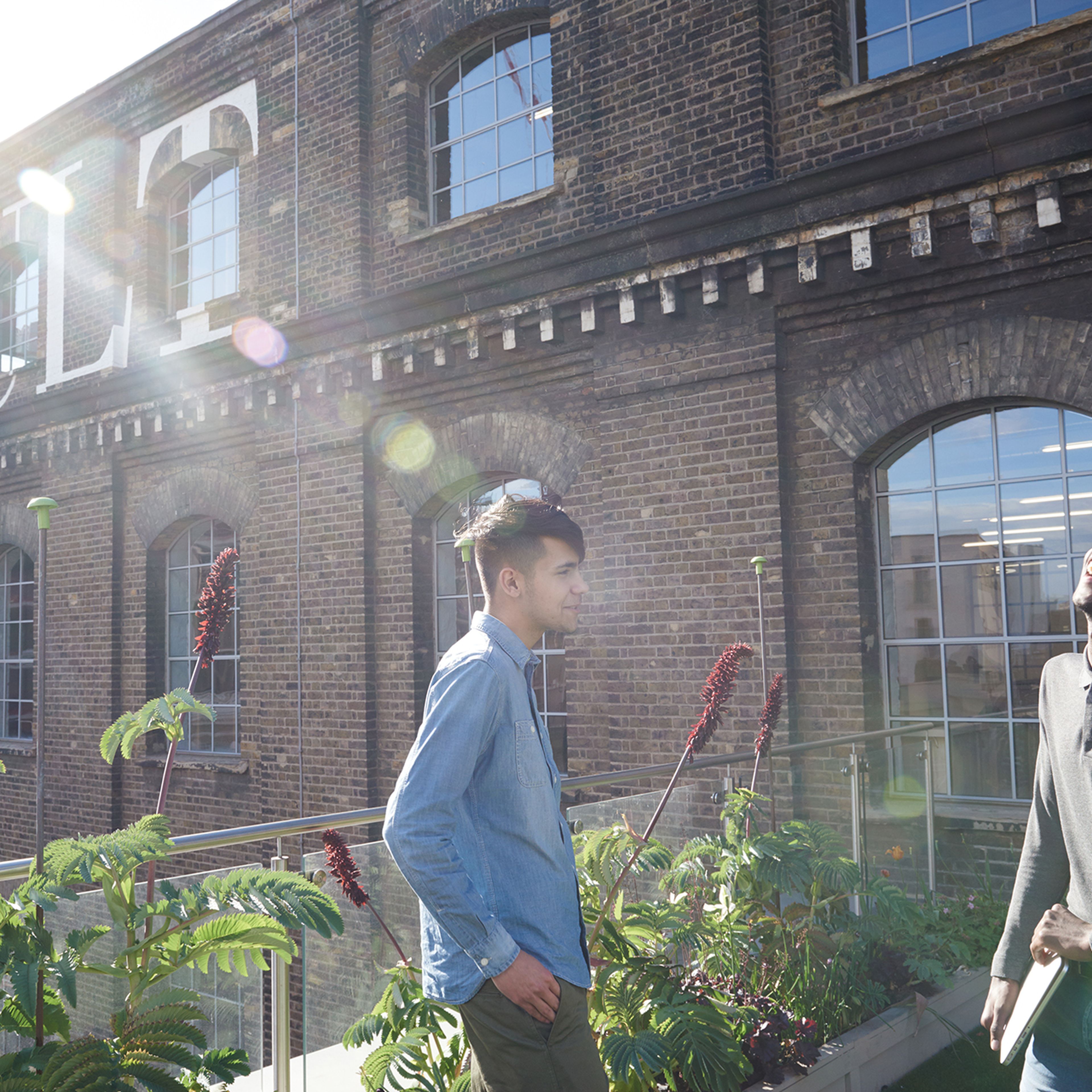 Hult London UG campus terrace