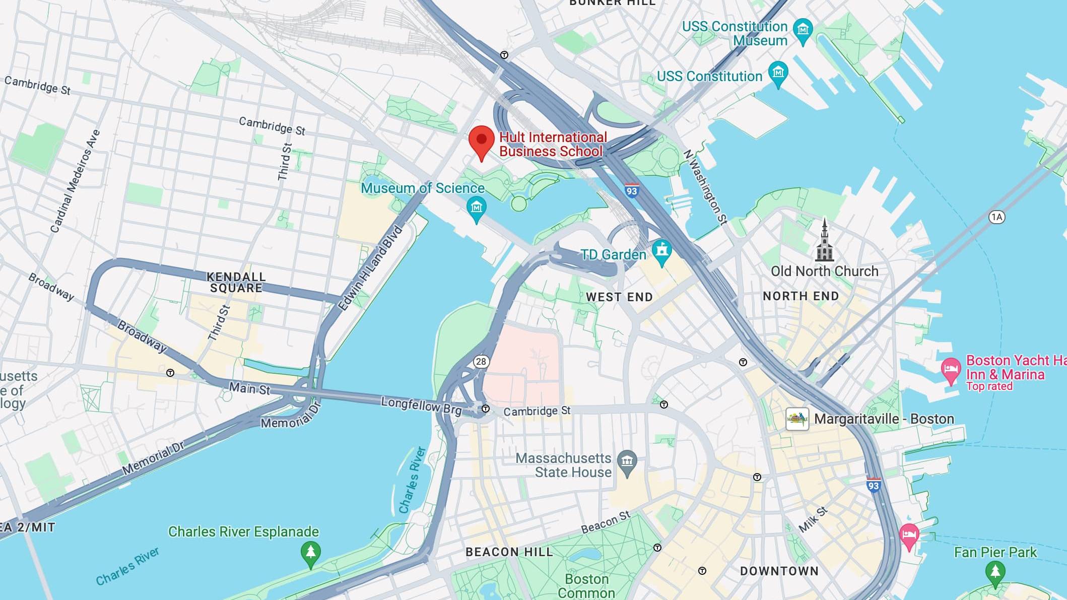 Hult boston google map.