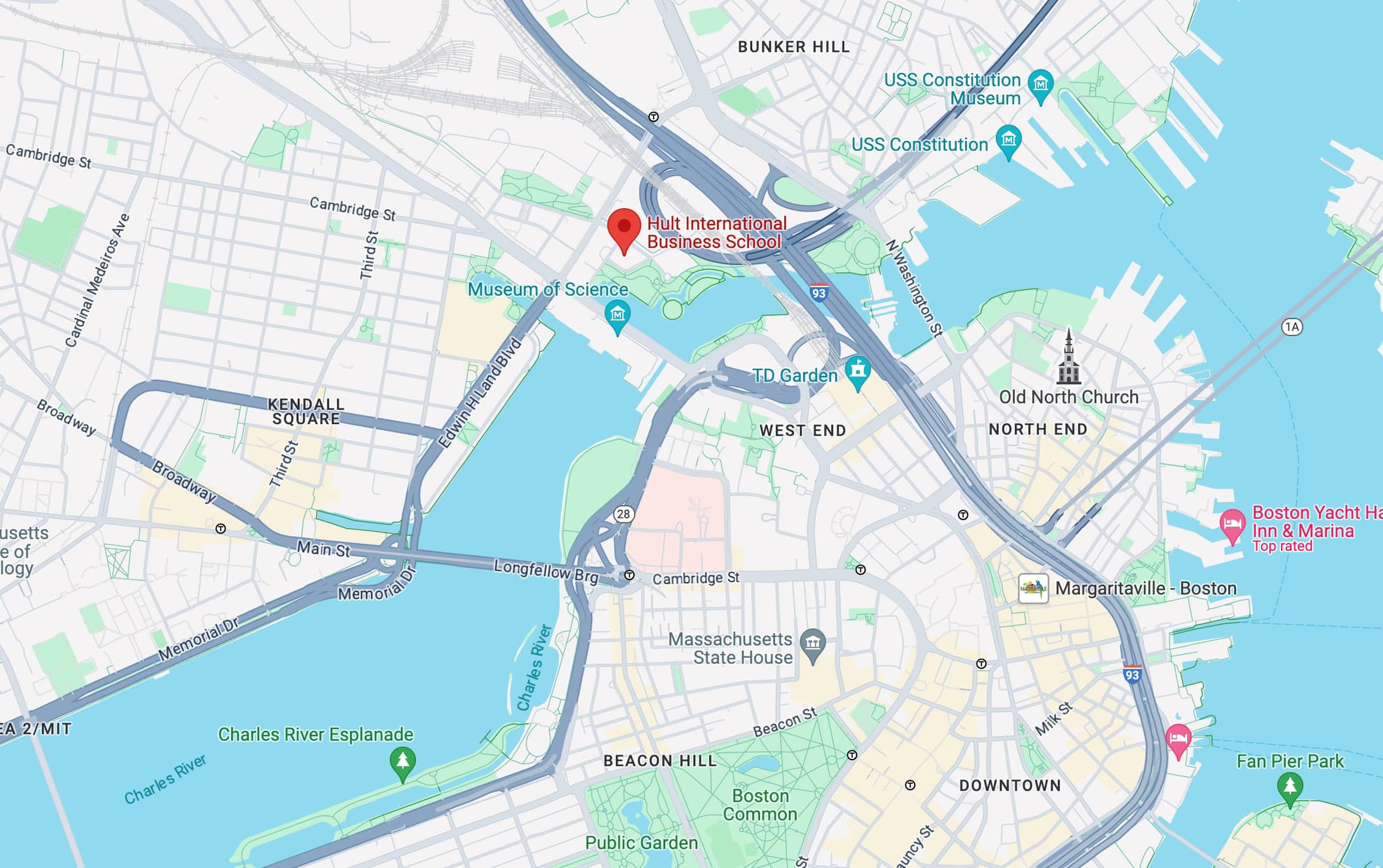 Hult boston google map.