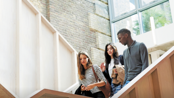 Hult lodon UG Interior stairs