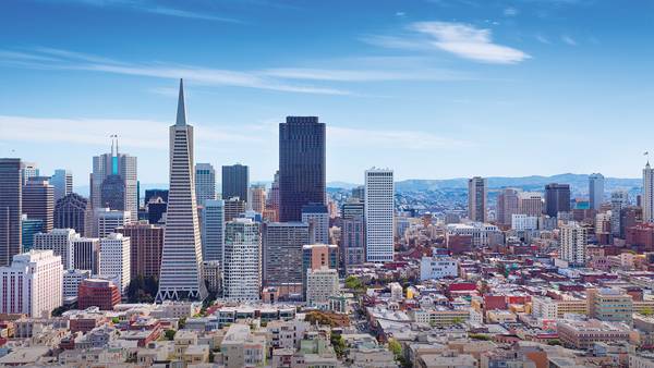 San Francisco sky line view