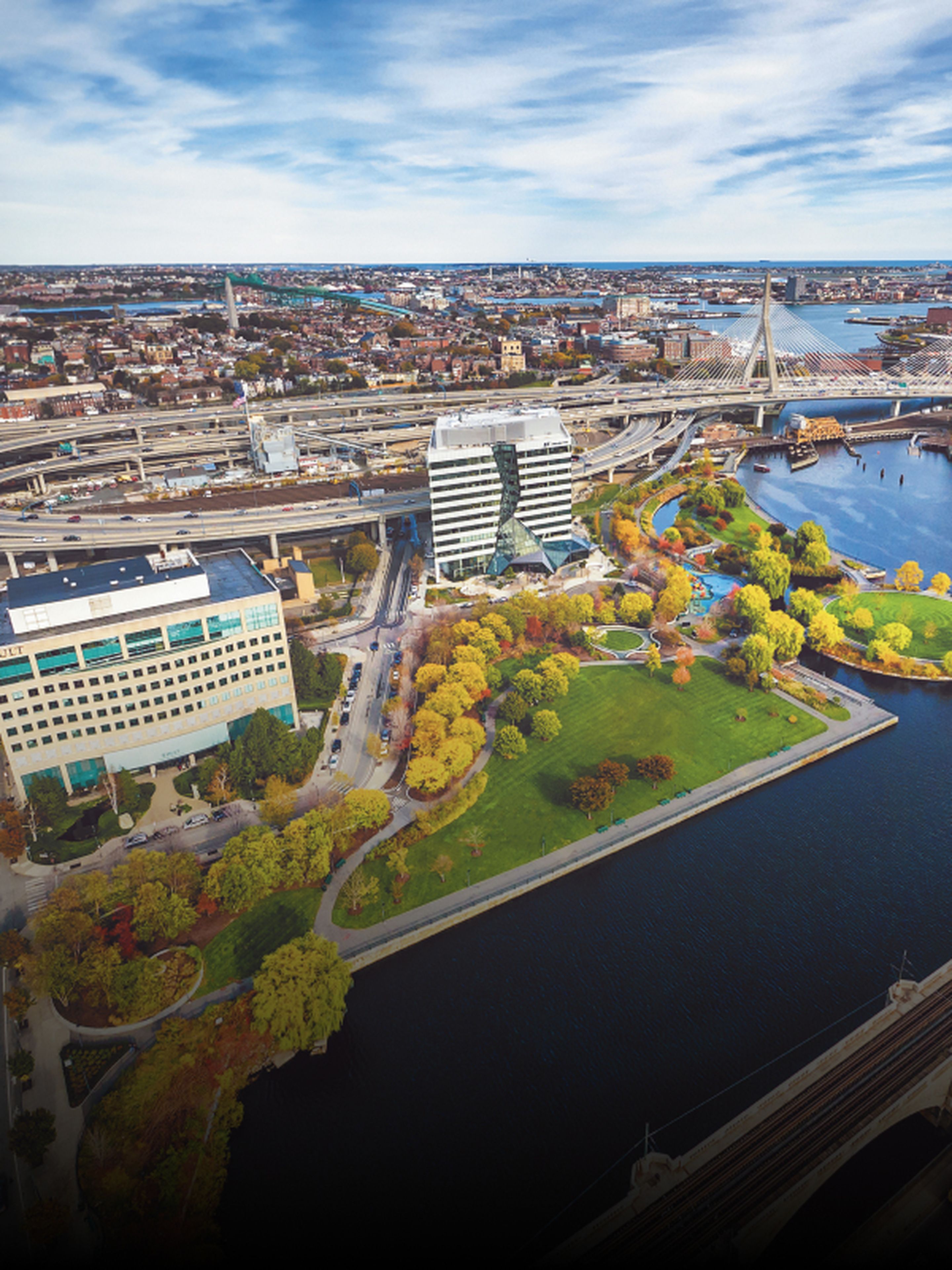 Hult Boston aerial view