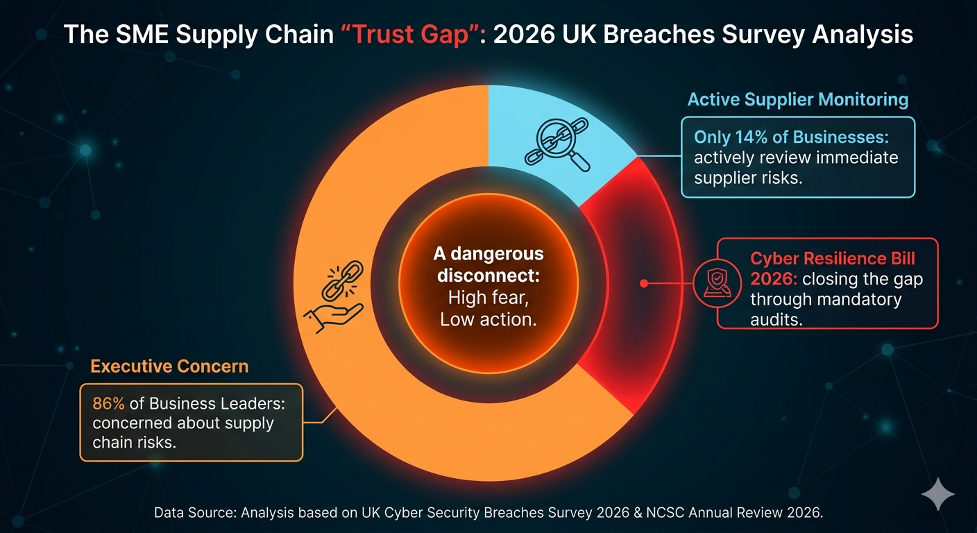 The SME Supply Chain "Trust Gap" SME Supply Chain Resilience Gap 2026 Chart