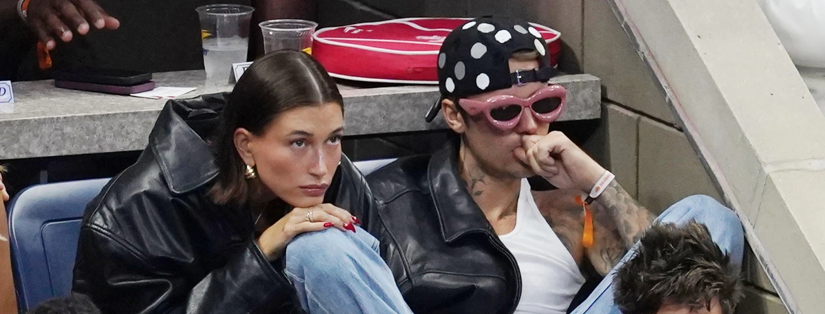 Header/hero - Justin Bieber - Hailey Bieber - koppel - stel - wachten - zonnebril - NL Beeld