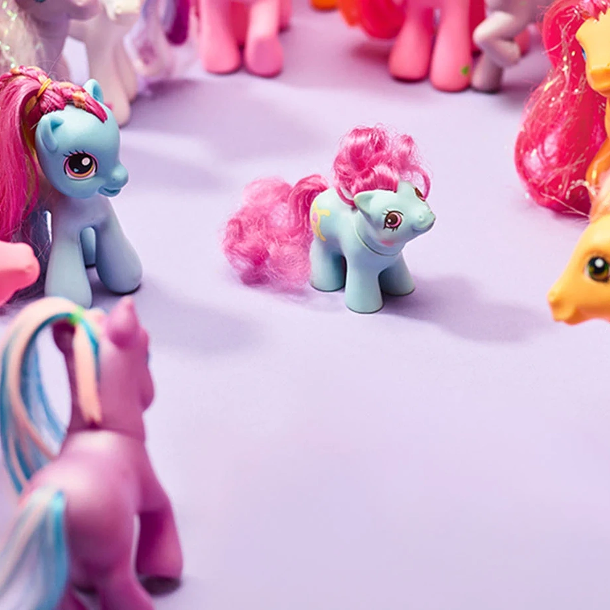 header - pony - speelgoed - paars 