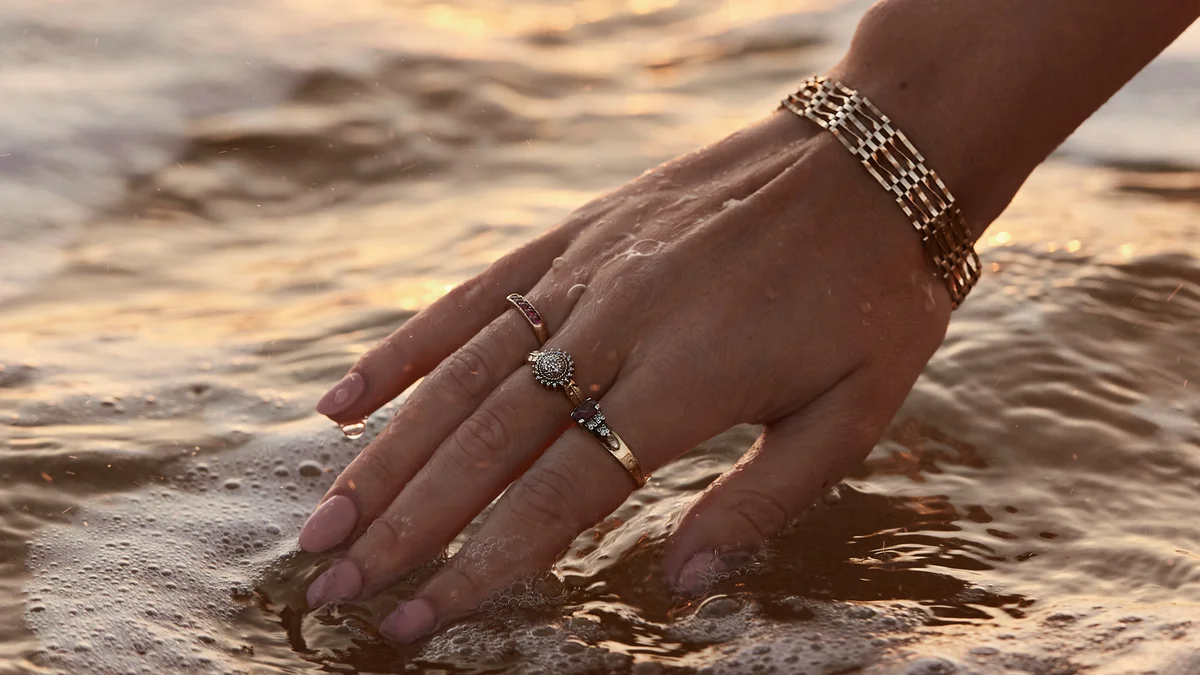 Hand - sieraden - strand