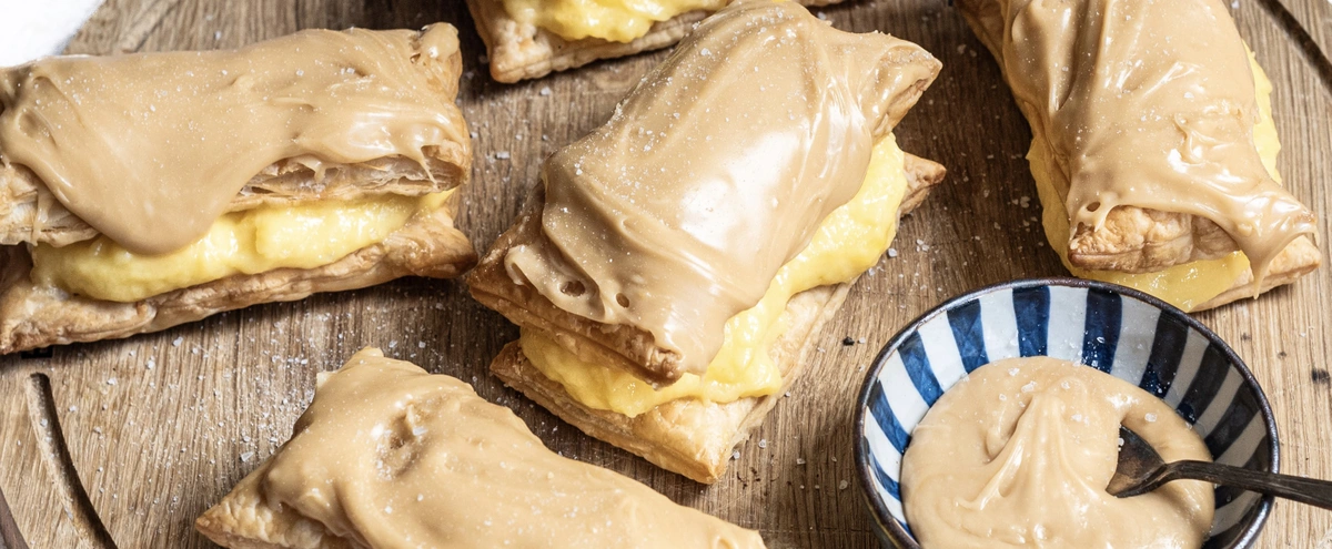 Fokking makkelijk recept - salted caramel tompouce - chickslovefood