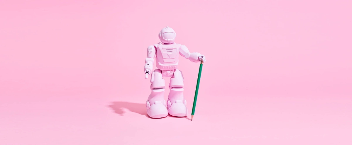 Robot - Potlood - Roze - Header-Tom ten Seldam