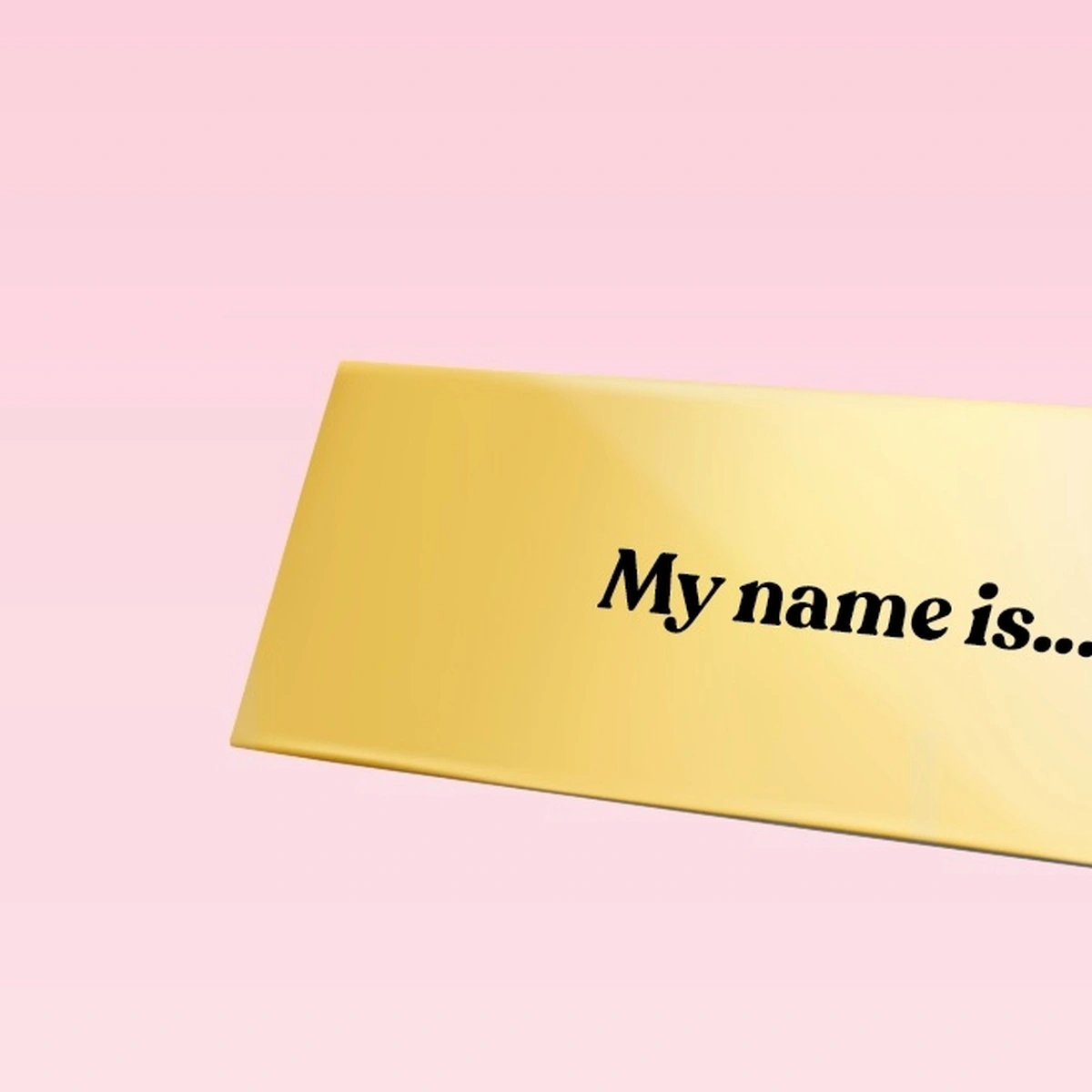 Header - naam - naambordje - my name is - roze - Pexels