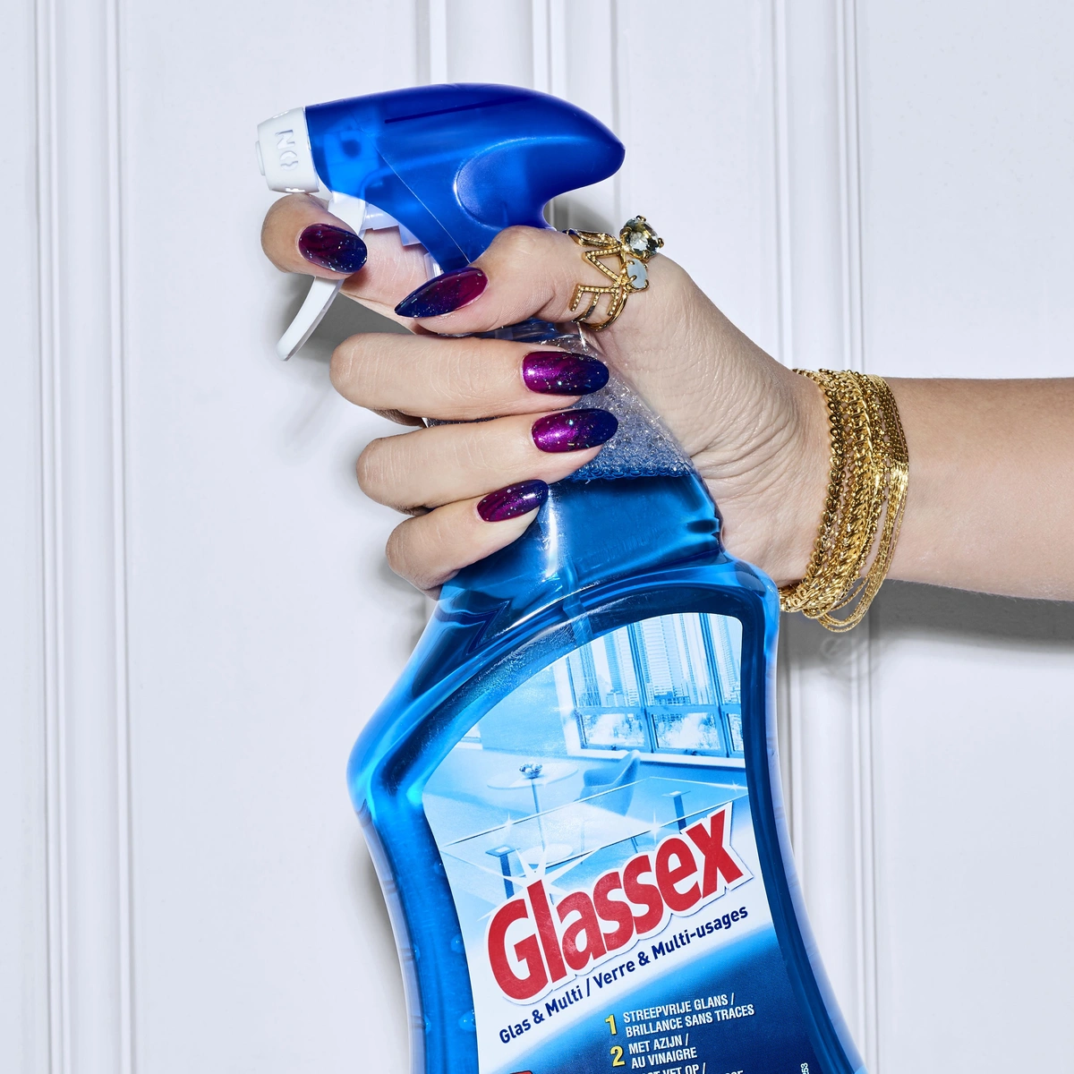 Glassex - spray - hand - Schoonmaken