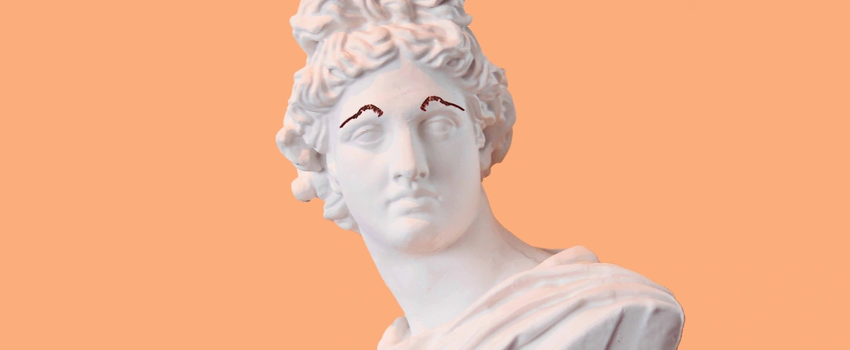 header - buste - beeld - wenkbrauwen - pexels